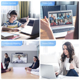 Conference Speaker with Microphone, Bluetooth/Wireless/USB omnidirectional Speakerphone Noise Cancelling Conference Tenveo