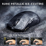 ATTACK SHARK R11 Ultra 8K Carbon Fiber Wireless Gaming Mouse,PAW3950MAX 42K DPI Sensor,49g Superlight Ergonomic Computer Mice with Tri-Mode,70M Switch Cloud Driver for Win/Mac/PC Gamer,Ink Blade