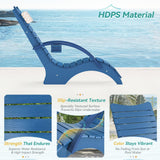 Homenjoy Pool Lounge Chairs Set of 2 with Armrest & Cupholder, 8-10 Shallow