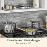 11-Piece Cookware Set, Chef's Classic Stainless Steel Collection Cuisinart