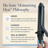 Bio Ionic Long Barrel Styler, 1.5" Curling Iron with Moisture Heat Technology & NanoIonic MX, Versatile Curling Wand with Adjustable Heat Settings, Hair Curler with 2" Extended Barrel