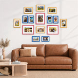 decorUhome 15 Pack Assorted Picture Frame Set for Wall & Tabletop, PF15MTH