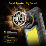 Blackview Rock 5 Rugged Phone Android 16 20000mAh/33W 348LM Camping Lantern 108MP+50MP+20MP Night Vision Camera 48GB+256GB MTK Helio G100 6.78" FHD 120Hz 5W Hi-Fi Speaker Smartphone Unlocked 4G