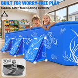 2026 Kiddie Pool with Canopy,Baby Swimming Pool for Toddler,Non-Inflatable Portable Pool for Kids,Foldable Toddler Pool with Shade,Kiddie Pool for Backyard,Pop Up Baby Beach Pool 53''×40×33''