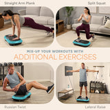 Lifepro Waver Vibration Plate Exercise Machine – High-Intensity Vibration Plate for Lymphatic Drainage – Full-Body Workout Vibrating Platform with Loop Bands – Fitness Equipment for Strength & Toning