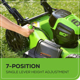 Greenworks 80V 21" Brushless Cordless (Push) Lawn Mower (75+ Compatible Tools), (2) 2.0Ah Batteries