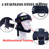 J Bryant Neck Harness Head Weight Lifting with Chain Adjustable Strap Neck Exercise Equipment J Bryant