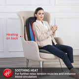 COMFIER Shiatsu Back Massager with Heat, Chair Massage Pad for Back Pain Relief,Massage Seat Cushion for Home or Office Chair Use,Gift for Men,Women