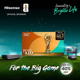 Hisense 50" Class QD7 Series Mini-LED 4K UHD Smart Fire TV (50QD7QF, 2025 Model) - QLED, HDR10+, Dolby Vision, Dolby Atmos, Game Mode Plus, ALLM, Alexa Built in with Voice Remote, Streaming TV, Black