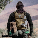 Mardingtop Small Tactical Molle Backpack - 25L Hiking Backpack for Backpacking, Cycling and Biking