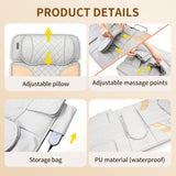 FIRRLUCO Full Body Massage Mat with Heat,Back Massager Pad with Detachable Shiatsu Neck Massager,3D Body Stretching & Lumbar Traction,4 Vibrating Motors,2 Heat Levels,Gifts for Men Women