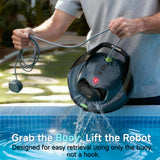 PF1 Cordless Robotic Pool Vacuum Cleaner for Above & In-Ground Pools – Triple-Layer Filtration, 150 Min Runtime, Floor-Only Cleaning, Covers 1345 Sq.Ft, Includes Floating Buoy