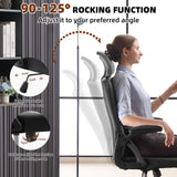 Nexthro Office Desk Chair, Executive Computer High Back Chair with PU