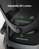 Marsail Ergonomic Office Chair: Office Desk Chair with High Back Mesh and Adjustable