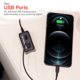 GE Surge Protector Power Strip with 2 Tethered USB Ports