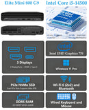 HP Elite Mini 800 G9 with Intel Core i5-14500, Idea for Business & Home use