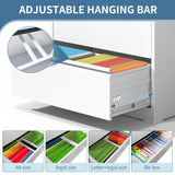 4 Drawer File Cabinet with Lock,Metal Lateral File Cabinets for Home Office