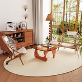 LUCKIIA Coffee Tables Glass Small Farmhouse Coffee Table Mid-Century Modern Wood Center Table for Living Room, Walnut Brown, 32 Inch