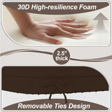 Thick Chair Cushions for Dining Chairs, 8 Pack WaterProof Easy Clean