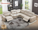 Power Reclining Sectional, Sectional Recliner, Leather Reclining Sectional