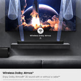 Samsung Q-Series Soundbar (HW-Q990H, 2026 Model), 11.1.4ch, Subwoofer + Rear Speaker