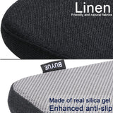 BUYUE Friendly Woven Fabric 14x14 Magnetic Cushions for Metal Chair Set of 4