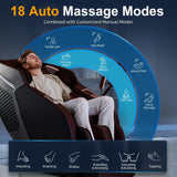 VUYSUYVY Upgraded 4D Massage Chair Full Body, Zero Gravity SL-Track Massage Chair Recliner with AI, Body Scan, Heating, Calf Kneading, Rocking Sleep Mode, Airbags, Foot Rollers, 18 Auto Modes