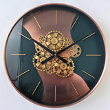 THE GEARS CLOCK 22'' Inch Real Moving Gear Wall Clock Sweden Line Uppsala (22 inches (55 cm))