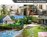 PrimeZone 216 PCS Plastic Interlocking Patio Deck Tiles Outdoor All Weather