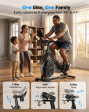 MERACH S36 Exercise Bike, Magnetic Resistance, 330lbs Capacity