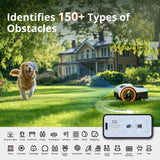 Segway Navimow i105N Robot Lawn Mower Perimeter Wire Free 1/8 Acre RTK+Vision Robotic Lawnmower, AI-Assisted Mapping