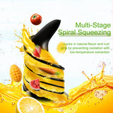 Cold Press Juicer Machines - 5.8" Wide Feed Chute, Easy To Clean, Slow Masticating Juicer Machines for Vegetable and Fruit, 300w Compact Juicers High Juice Yield