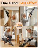 15-Min Fast Cleaning 120㎡ Room Handheld Vacuum Cordless - 26000Pa Strong Suction with Brushless Motor 18-36 Min Runtime Portable Vacuum - 1000mL Dust Cup One-Touch Emptying - Ease Use for Debris Hair