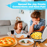 Pizza Maker 12-inch Pizzas Machine, Newly improved Cool-touch Handle Non-Stick plates Pizza oven & Calzone Maker Courant