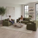 MONVANE 156" U-Shaped Modular Sectional Sofa, Green