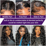 Ginger Orange 13x4 Deep Wave Lace Front Wigs 24 Inch+13x6 Body Wave Lace Front Wigs 30 Inch