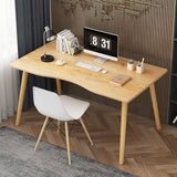 Stylish Modern Wooden Desk Solid Wood Legs 80x50x73CM Work & Study Table for Home Office Writing Gaming Durable & Elegant Design for Productivity