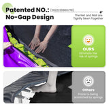 Zupapa 1800LBS Capacity No-Gap Design 16 15 14 12FT Trampoline with Safety Enclosure Net