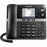 Corded Base Station with 4-Lines Expandable with Up to 10 Compatible Panasonic Business Phones Wirelessly - KX-TGW420B (Black) Panasonic