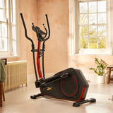 Reebok FR30 Home Elliptical Cross Trainer, Red, Cardio Exercise, Bluetooth, 32 Electronic Resistance Levels, 264 lb. Capacity