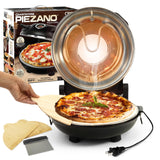 Electric Pizza Oven Indoor, 12 Inch Indoor Pizza Oven Countertop, Pizza Maker Heats up to 800˚F for Stone Baked Pizza Granitestone