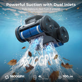 OKAYBOT P2 Robotic Pool Cleaner Vacuum with Remote Control and App