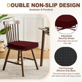downluxe Chair Cushions for Dining Chairs, Waterproof Kitchen Chair Pads,