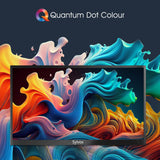 SYLVOX Outdoor TV, 65'' QLED Smart TV, IP55 Waterproof, Dolby Atmos HDR 10, Voice Remote SYLVOX