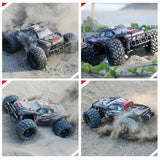 HOSHIPLAY 1:8 Scale Brushless RC Monster Truck for Adults, 100km/h+ High Speed 4x4 Offroad Remote Control Car for Adults with Dual 3S Rechargeable Battery Fast 4WD Remote Control Cars Buggy
