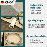 DEOU Manicure Sets Nail Clippers Stainless Steel Manicure and Pedicure kit Girls Professional Nail Files and Men's Grooming Scissors Tools for Home Personal Care or Gifts (Gray upgraded version)