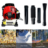 Elevon 76CC Backpack Leaf Blower, Gas Leaf Blower-4 Stroke Air Cooling Engine, 660CFM, 200MPH, Ergonomic Design