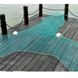 Width 10m Big Size Fishing Net Trap Iron Chain Sinker Deep Water Portable Fish Crab Crayfish Catcher Trap Fish Network(10m x 2m)