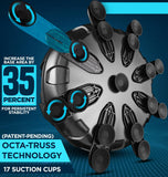 RDX XXL 330LBS Target Freestanding Punching Bag with Cover & Gloves – 72” Adult Heavy Pedestal Punch Bag Set - 17 Suction Cup 8 Extended Legs Stand Base - Kick Boxing MMA Muay Thai Home Gym Fitness RDX