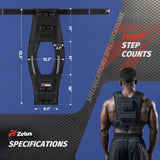 ZELUS Weighted Vest Men, 23lbs/36lbs/45lbs Adjustable Weight Vest with 10/16/20 removable Iron Weights and Reflective Strips, No-Bounce Design for Strength Training, Running, HIIT & Calisthenics